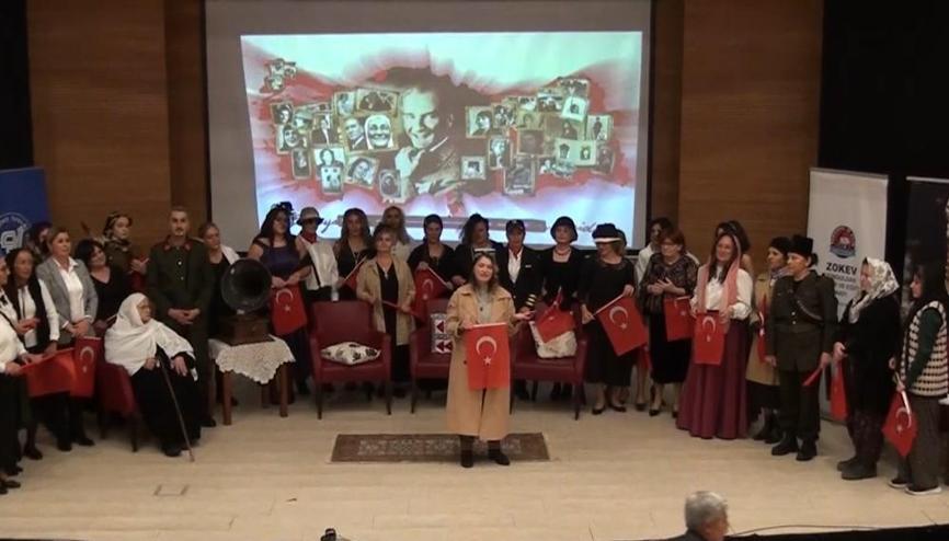 Cumhuriyetin öncü kadınları anlatıldı Cumhuriyetin öncü kadınları anlatıldı