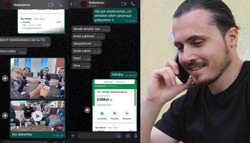 Telefon dolandırıcısına hayatının şokunu yaşattı Telefon dolandırıcısına hayatının şokunu yaşattı