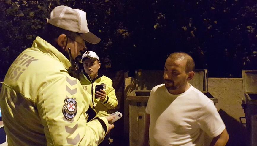 Daha önce ehliyetine el konulmuştu... O sürücü yine alkollü yakalandı Daha önce ehliyetine el konulmuştu... O sürücü yine alkollü yakalandı