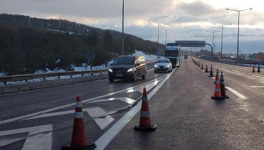 Anadolu Otoyolunda bakım çalışması: Bolu Dağı Tünelinin İstanbul yönü kapatıldı Anadolu Otoyolunda bakım çalışması: Bolu Dağı Tünelinin İstanbul yönü kapatıldı
