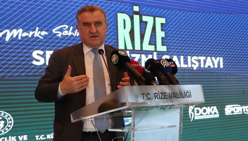 Bakan Bak, Rize’de Spor Turizmi Çalıştayı’na katıldı Talep edilen ülkeyiz... Bakan Bak, Rize’de Spor Turizmi Çalıştayı’na katıldı Talep edilen ülkeyiz...