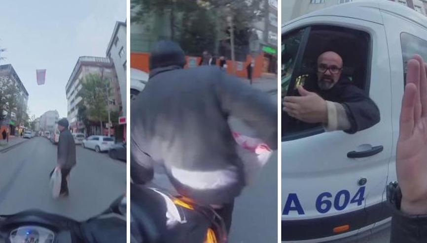 Hem suçlu hem güçlü Motokuryeden tartıştığı vatandaşlara Polat Alemdarlı tepki Hem suçlu hem güçlü Motokuryeden tartıştığı vatandaşlara Polat Alemdarlı tepki