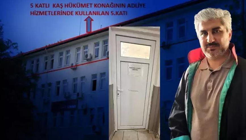 Kaş Adliyesinde tuvalet krizi çözüldü Kaş Adliyesinde tuvalet krizi çözüldü