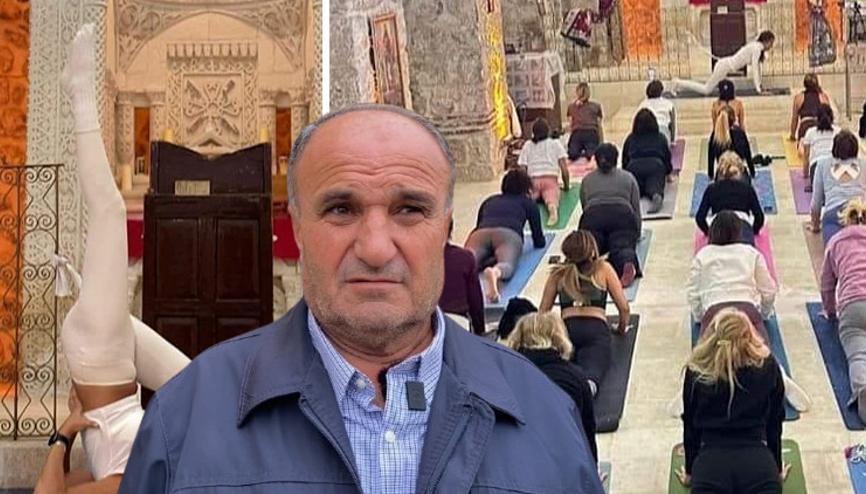 Kilisedeki yoga tepkilere neden oldu... Meditasyonu yanlış algıladıkları için izin vermişler