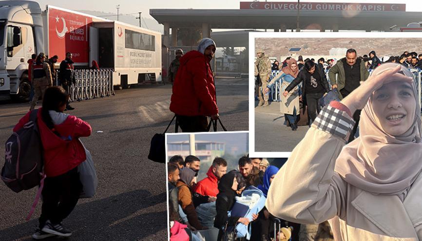 Türkiyedeki Suriyelilerin ülkelerine dönüşü sürüyor... Hisam Yusuf: Savaş bitti, çok mutluyuz Türkiyedeki Suriyelilerin ülkelerine dönüşü sürüyor... Hisam Yusuf: Savaş bitti, çok mutluyuz