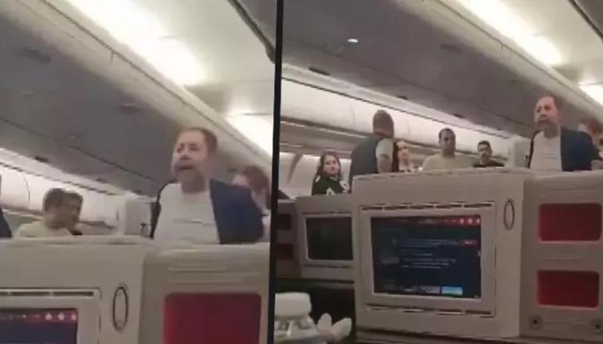 Sarhoş yolcu uçakta olay çıkarıp ‘Türkiye’yi satın alırım’ diye tehdit etti