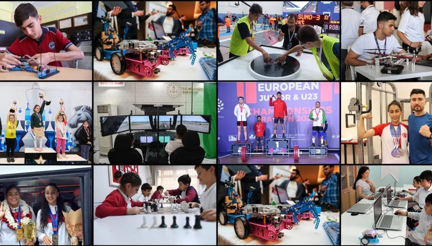 Uluslararası yarışmalarda 188 madalya