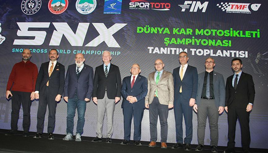 FIM Dünya Kar Motosikleti Şampiyonasının tanıtım toplantısı gerçekleşti
