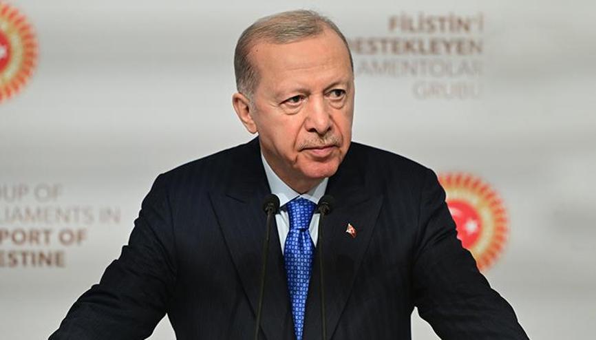 Cumhurbaşkanı Erdoğan: Filistinliler, son asrın en büyük haydutluklarından birine maruz kalıyor Cumhurbaşkanı Erdoğan: Filistinliler, son asrın en büyük haydutluklarından birine maruz kalıyor