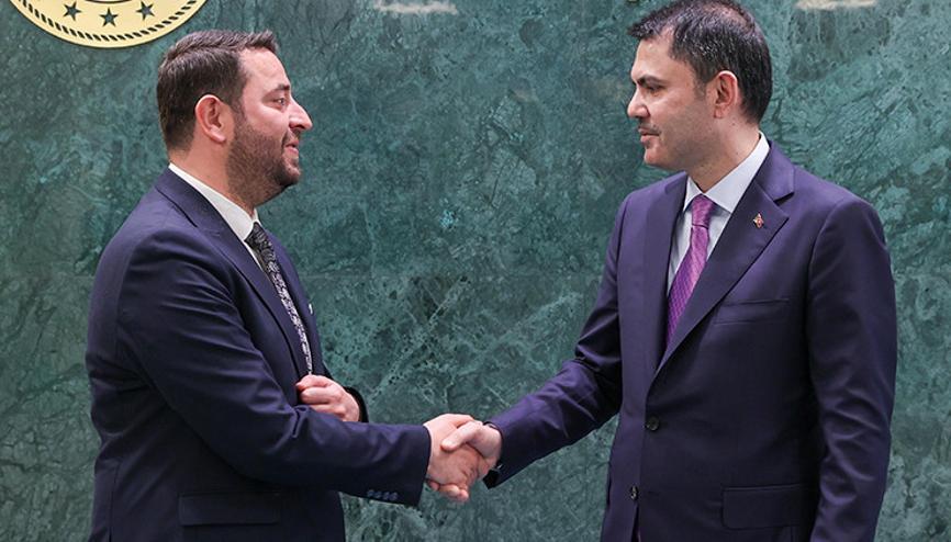 TİP’li Samandağ Belediye Başkanı’ndan Bakan Kurum’a teşekkür ziyareti