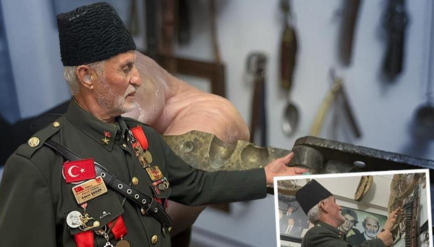 Atatürkün emrinden sonra hepsi dedesinde kalmış | 70 yaşındaki adam evinde gözü gibi saklıyor Atatürkün emrinden sonra hepsi dedesinde kalmış | 70 yaşındaki adam evinde gözü gibi saklıyor