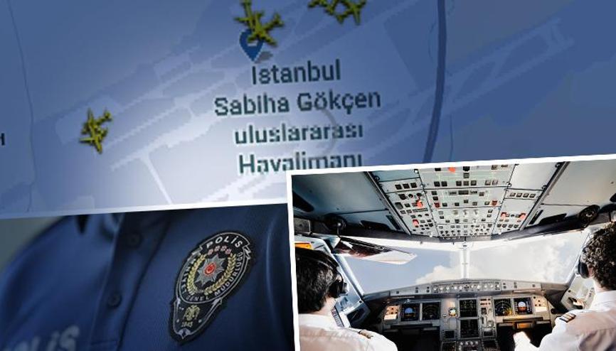 Sabiha Gökçende korku dolu dakikalar Pilot, kuleye anons geçti: Polise ihtiyacımız var Sabiha Gökçende korku dolu dakikalar Pilot, kuleye anons geçti: Polise ihtiyacımız var