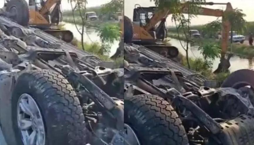 Adana’da pikabın sulama kanalına devrilmesi sonucu baba ve iki kızı hayatını kaybetti Adana’da pikabın sulama kanalına devrilmesi sonucu baba ve iki kızı hayatını kaybetti