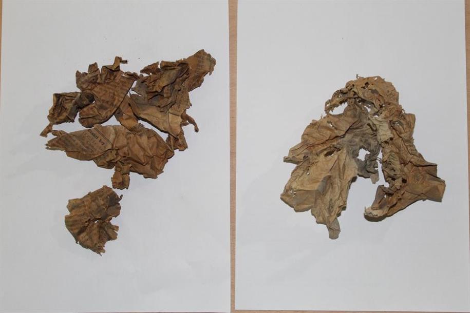 Ottoman daily found inside wall of Dolmabahçe Palace