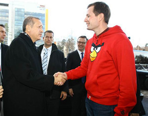 Erdoğan Kızgın Kuşu ziyaret etti