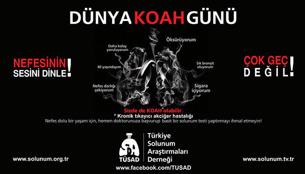 Boğaziçi Köprüsü KOAH’a dikkat çekiyor