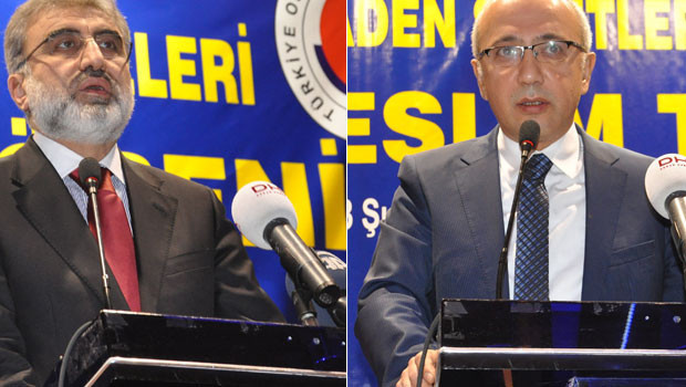 Bakanlar, Ermenekte tapu dağıtımı töreninde protesto edildi