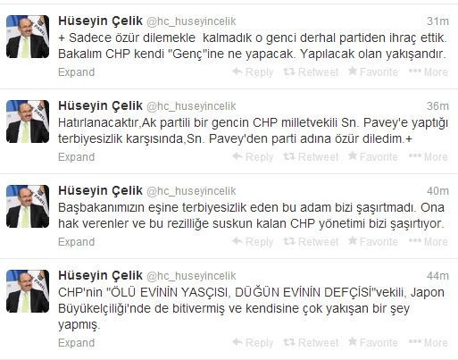Japon Elçiliğinde tatsız gece