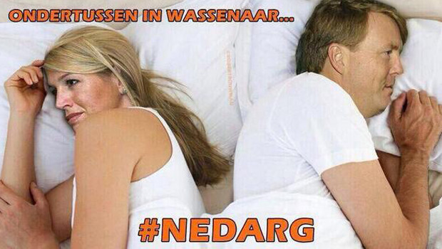 Hollanda-Arjantin maçı Kralı üzdü, Kraliçeyi sevindirdi