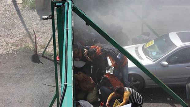 Nükleer Santral töreni sonrası eylem