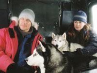 Kızak köpeklerinin yaşam mücadelesi