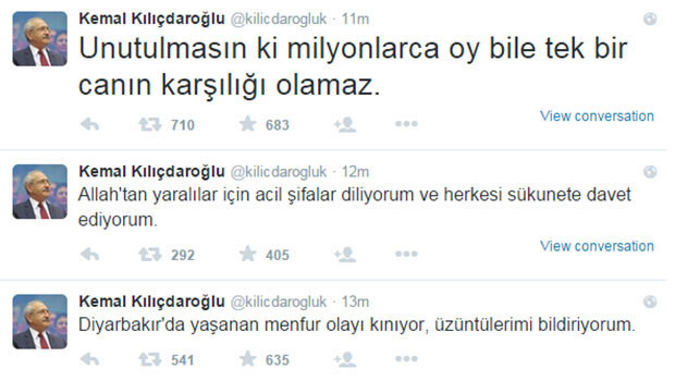 Kemal Kılıçdaroğlu: Büyük ihtimalle bunlar bir provokasyon