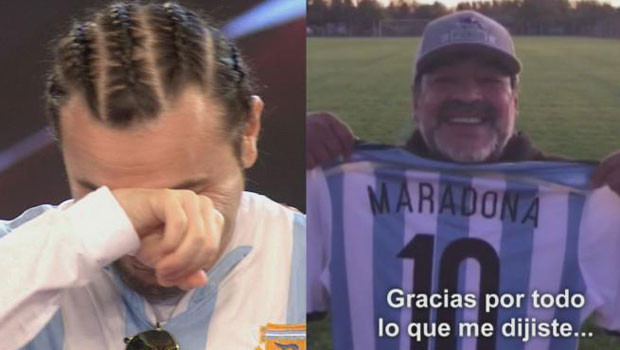 Maradona ile sürpriz buluşma