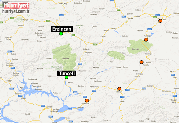 Tunceli-Erzincan yolu 6 gündür kapalı