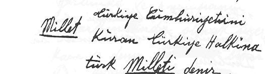 TSKdan Atatürkün el yazısıyla yanıt