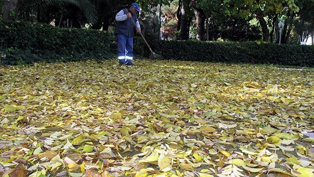 Kültürparkta sonbahar manzaraları büyülüyor