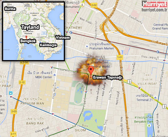Taylandda en az 22 kişinin öldüğü patlamada bir şüpheli belirlendi