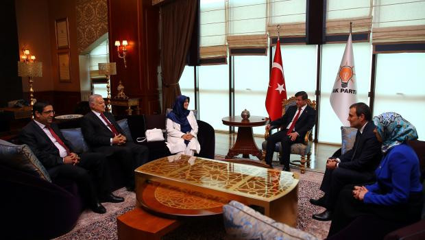 Davutoğlu, Dengir Mir Mehmet Fıratı kabul etti