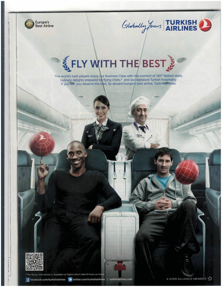 THY reklamında kırmızı ruj