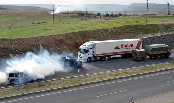 Erbilden yola çıkan Peşmerge grubu Mardinde