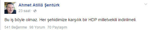 Tartışma yaratn paylaşım yapan Prof. Dr. Ahmet Atilla Şentürke soruşturma