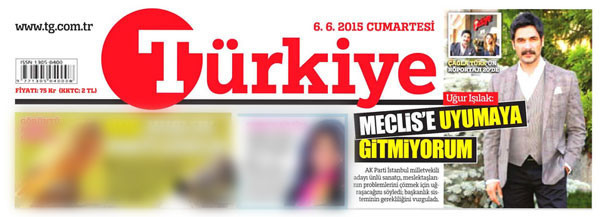 Uğur Işılak uyuyakaldı