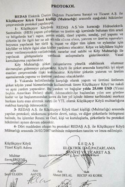 Köylüye sus payı