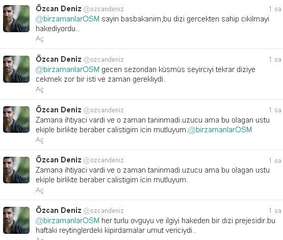  Bir Zamanlar Osmanlı   yayından kaldırıldı