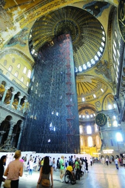 Ayasofya’nın meleği 160 yıl sonra gün ışığında