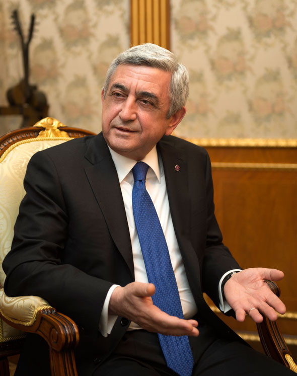 Ermenistan Cumhurbaşkanı Serj Sarkisyan: Sınırın açılması çok şeyi değiştirir