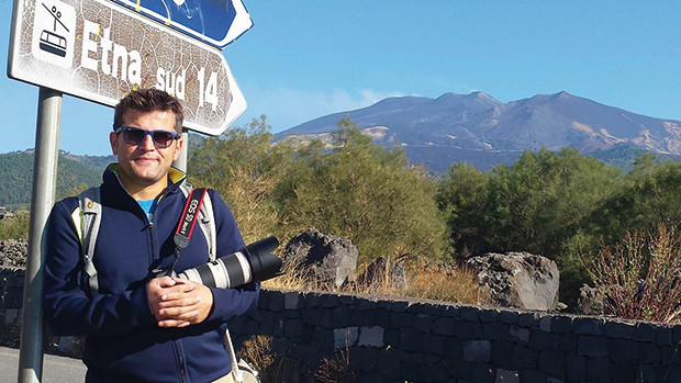 Sana dün Etna’dan baktımaziz Katanya