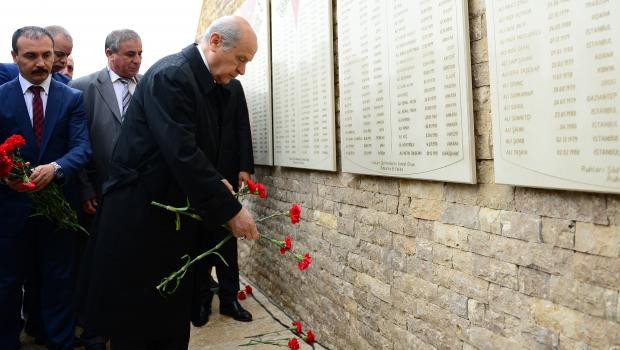 Bahçeli: Başkaları ikbal peşinde koşarken, şehitlerimiz hak, hakikat yolundan hiç ayrılmadı
