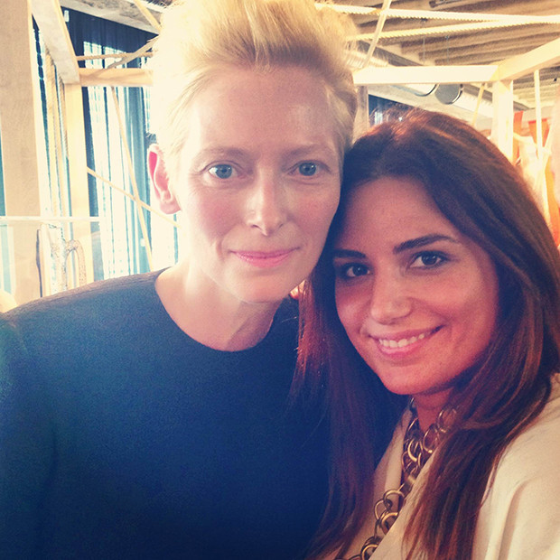 Tilda Swintonı kuytuda kıstırdık