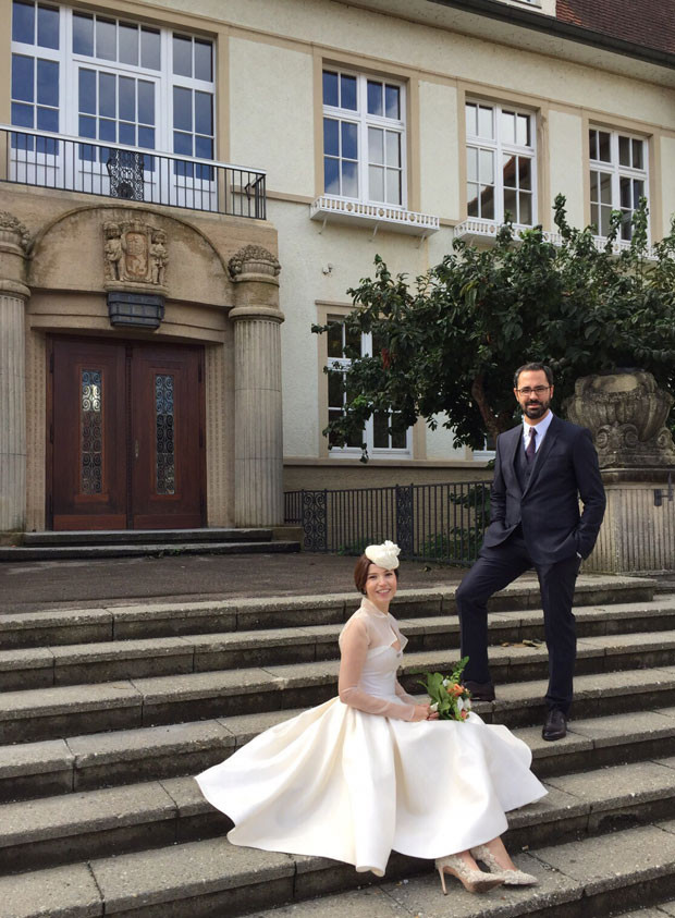 Selma Ergeç ile Can Öz, Almanyada evlendi