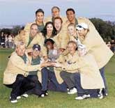 Hollywood ünlülerini golf sahasında izledi