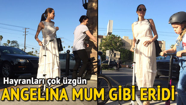 Angelina Jolie mum gibi eridi, artık kemikleri sayılıyor