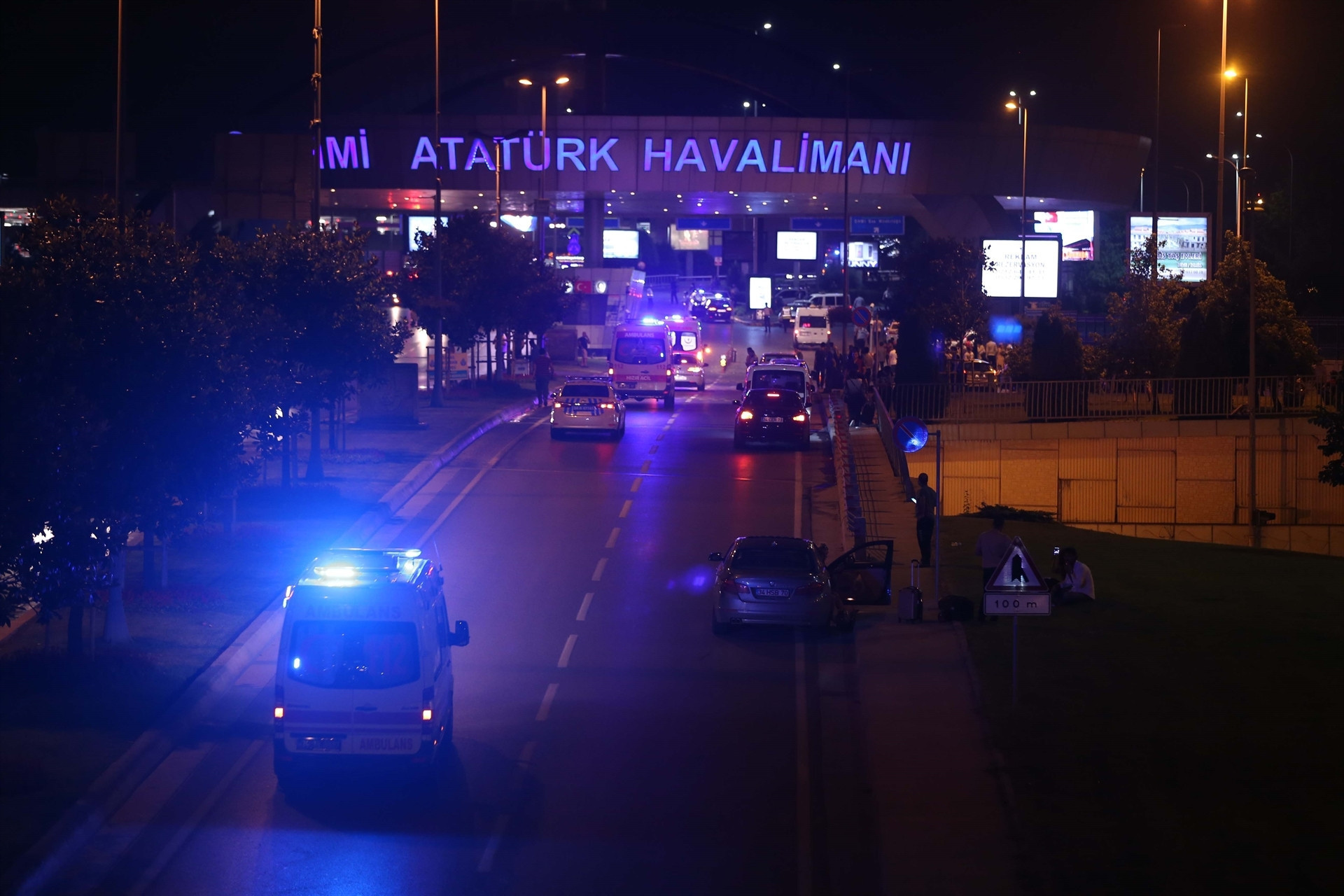 Patlamalardan sonra ilk görüntüler