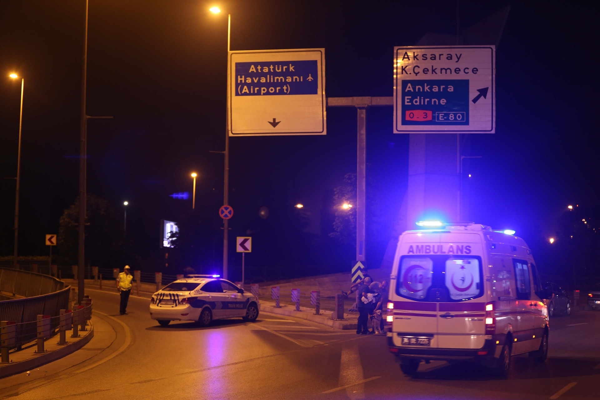 Patlamalardan sonra ilk görüntüler