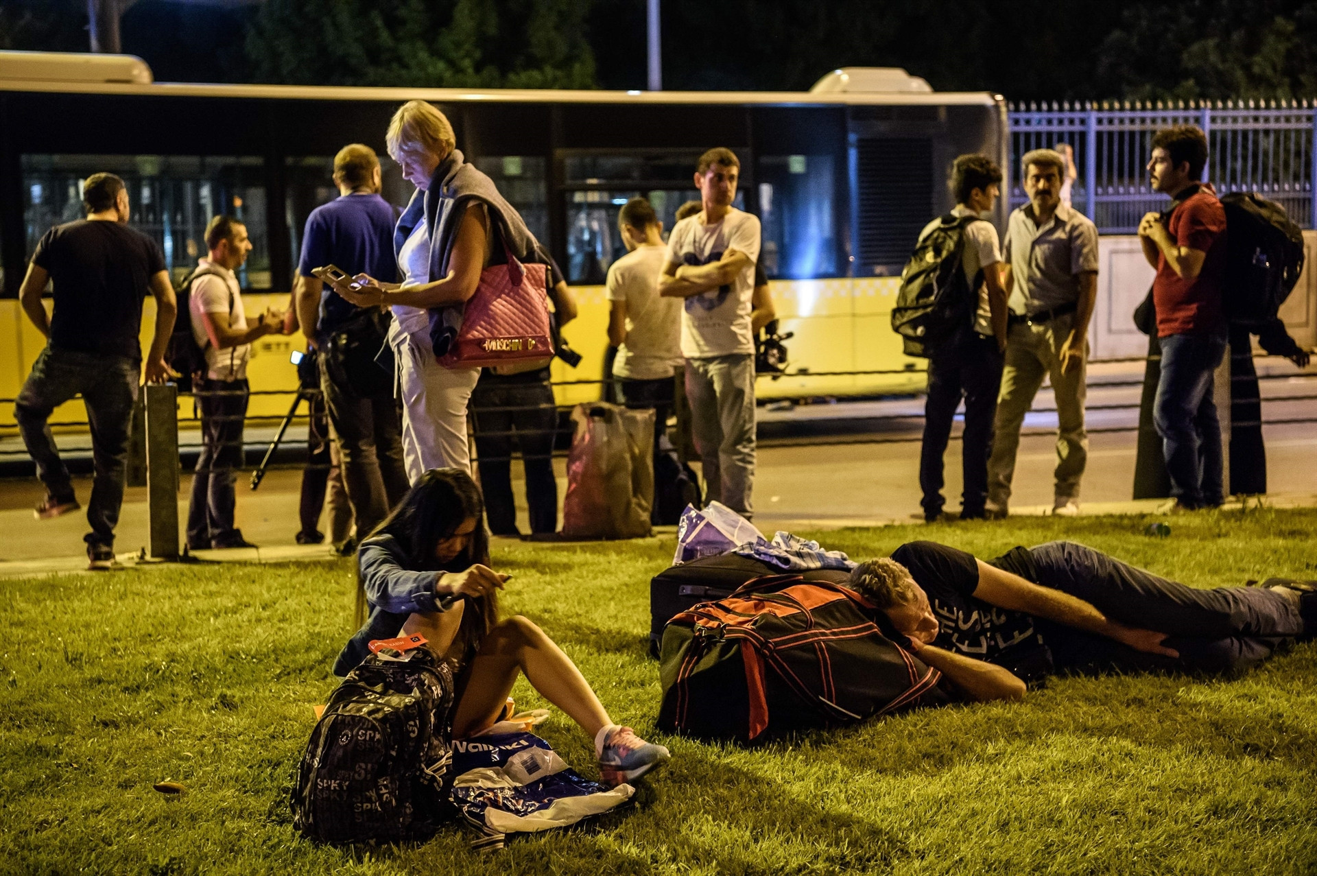 Patlamalardan sonra ilk görüntüler