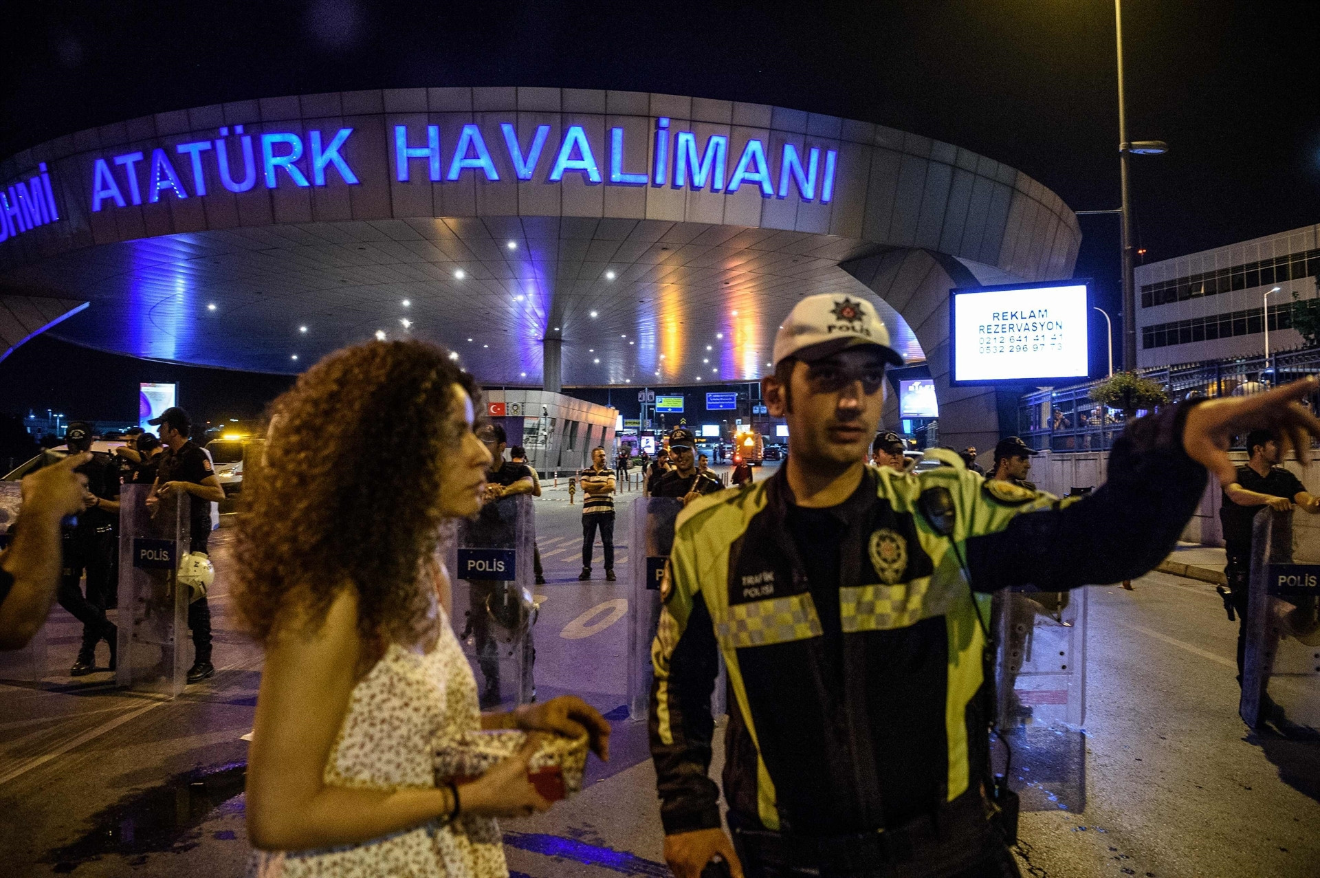 Patlamalardan sonra ilk görüntüler